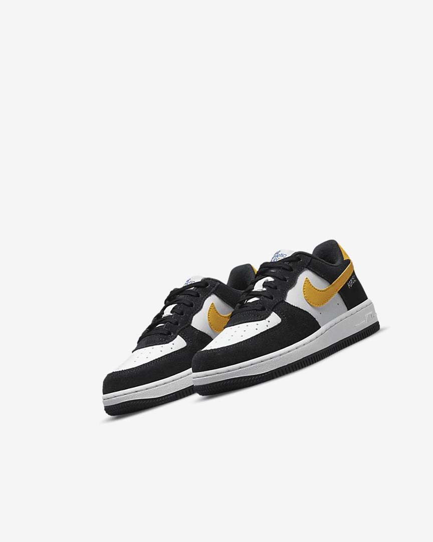 Black / White / Black / Dark Nike Force 1 LV8 Boys' Shoes | CA_4568