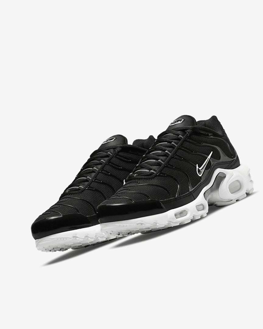 Black / White / Black Nike Air Max Plus Women's Sneakers | CA_5337