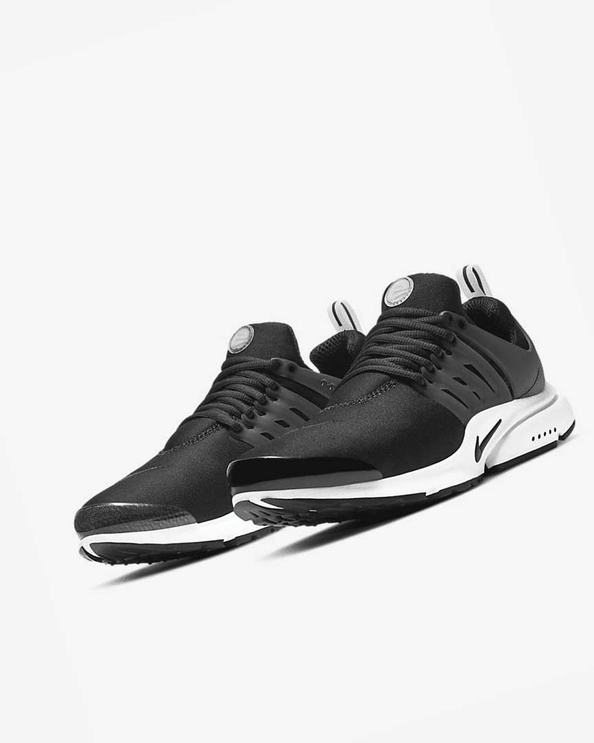 Black / White / Black Nike Air Presto Men's Sneakers | CA_4494