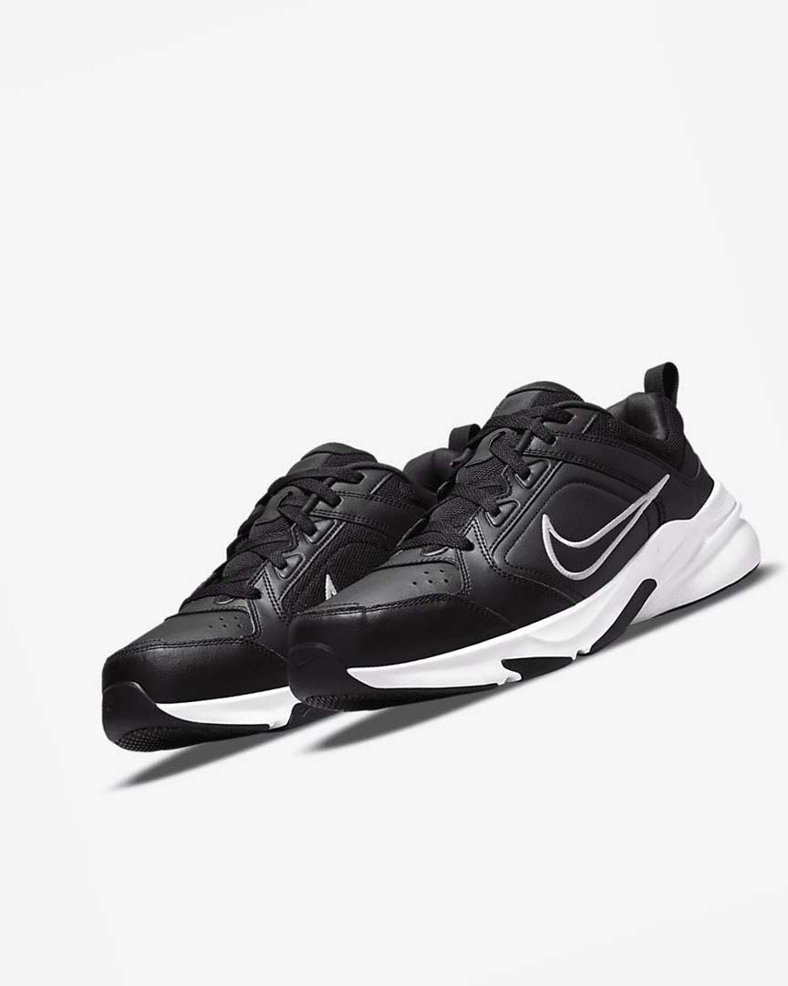 Black / White / Black Nike Defy All Day Men's Training Shoes | CA_4491