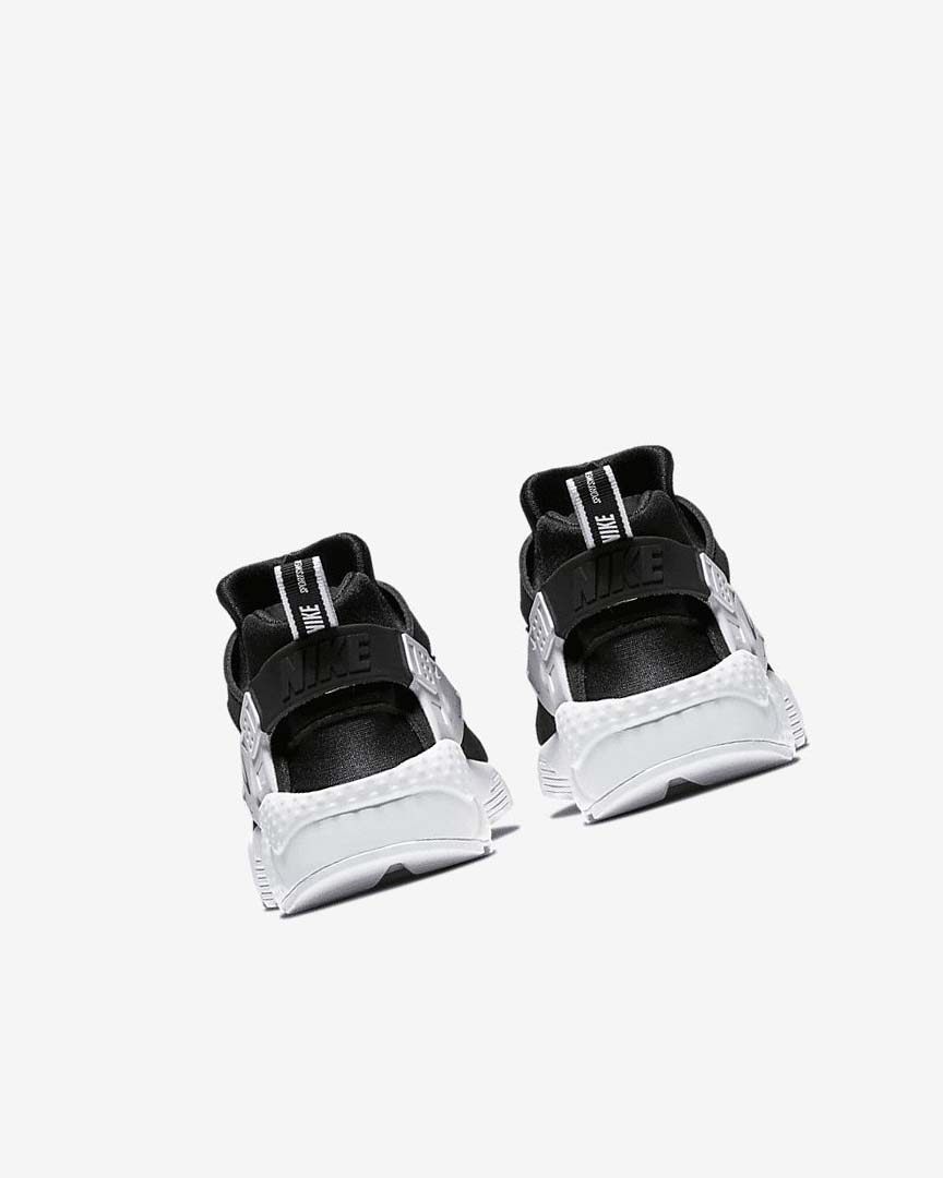 Black / White / Black Nike Huarache SE Boys' Shoes | CA_5446