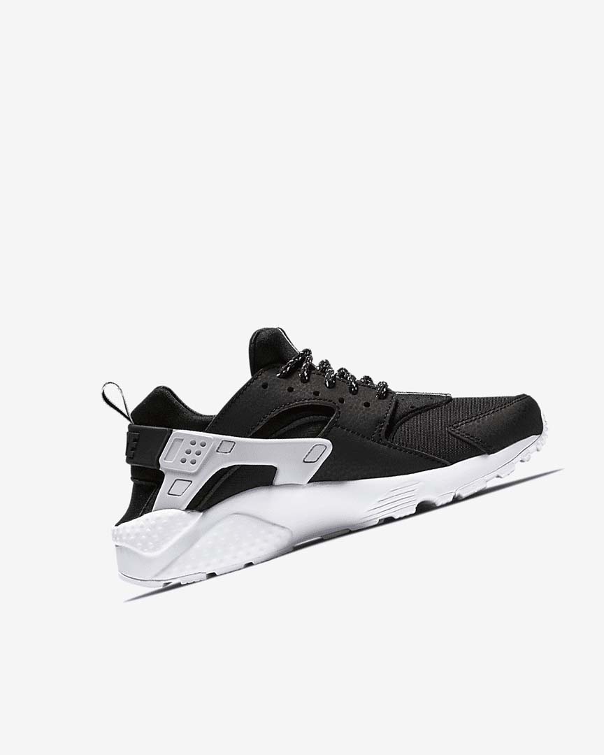 Black / White / Black Nike Huarache SE Girls' Shoes | CA_1118
