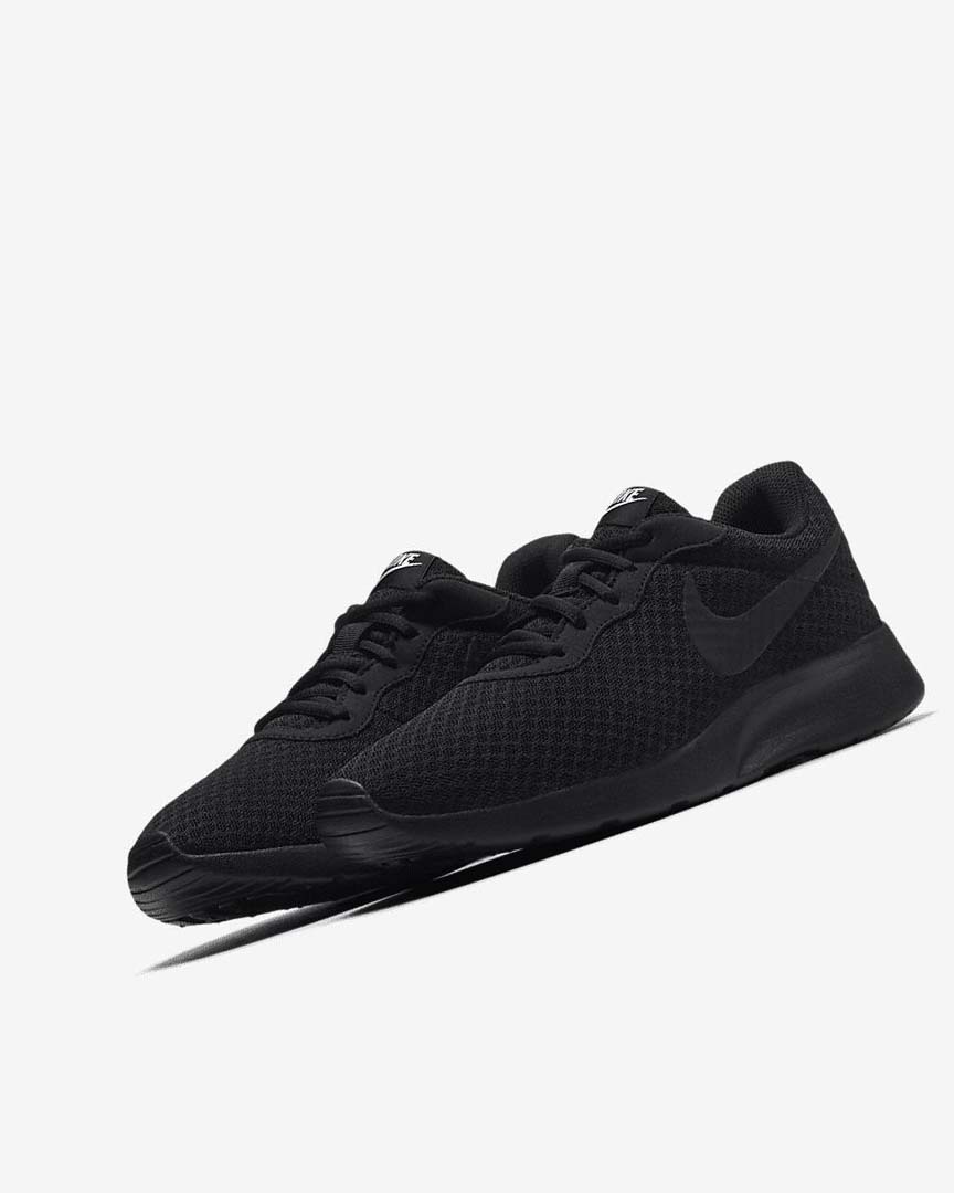 Black / White / Black Nike Tanjun Women's Sneakers | CA_4537