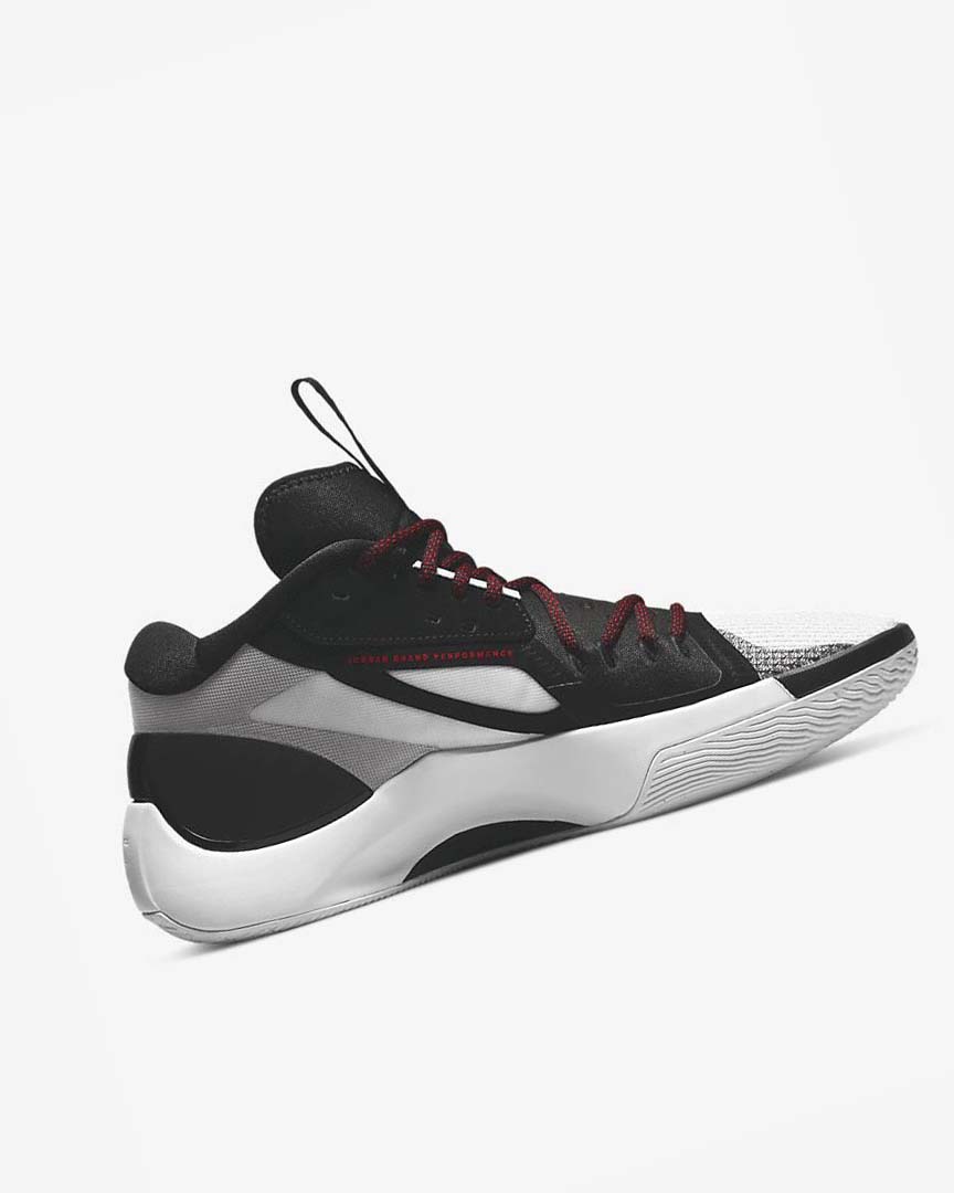 Black / White / Blue Grey / Red Nike Jordan Zoom Separate Men's Basketball Shoes | CA_5119