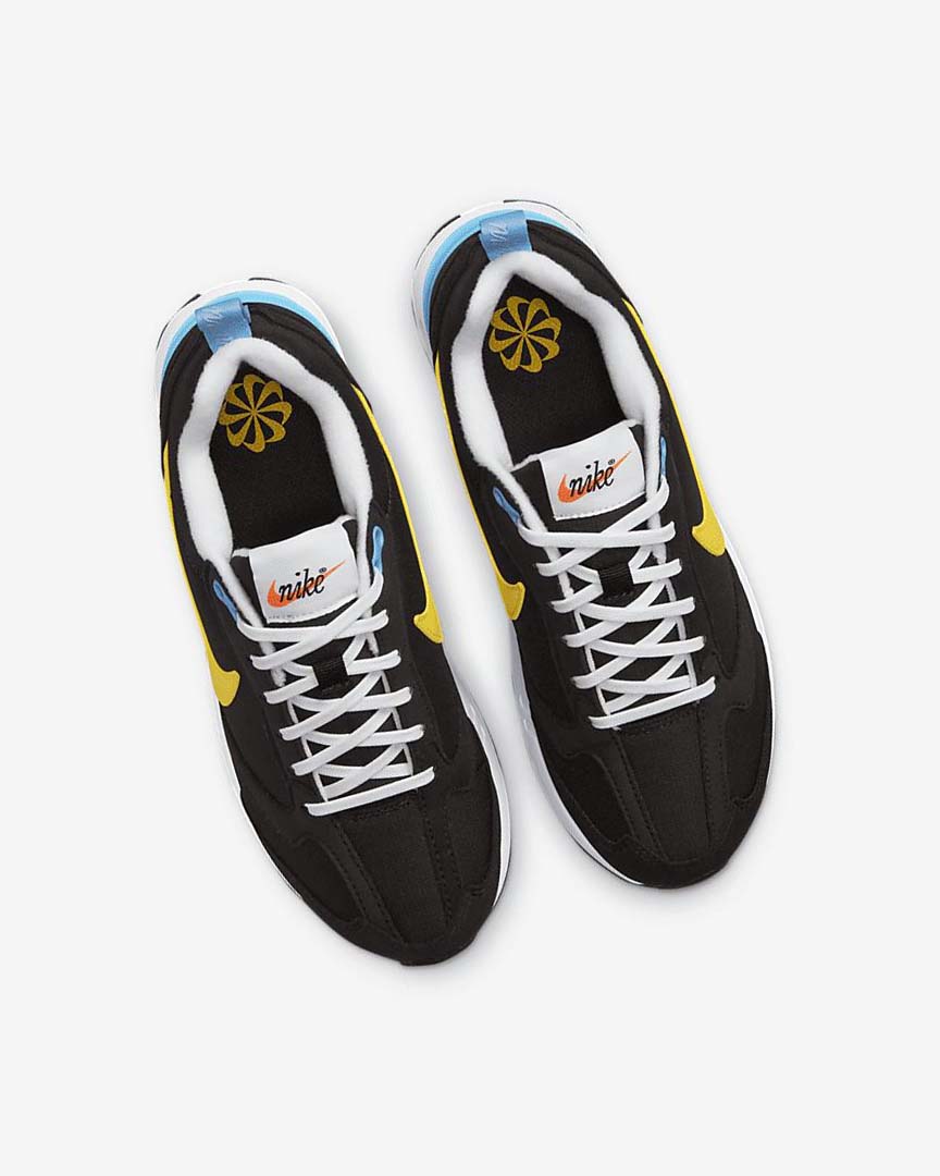 Black / White / Blue Nike Air Max Dawn Girls' Sneakers | CA_4564