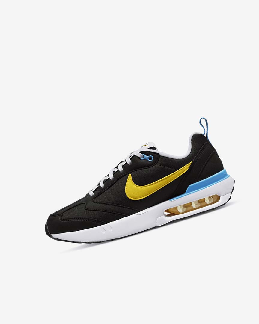 Black / White / Blue Nike Air Max Dawn Girls\' Sneakers | CA_4564