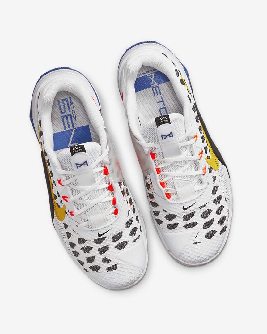 Black / White / Blue / Yellow Nike Metcon 7 Women's Training Shoes | CA_2356