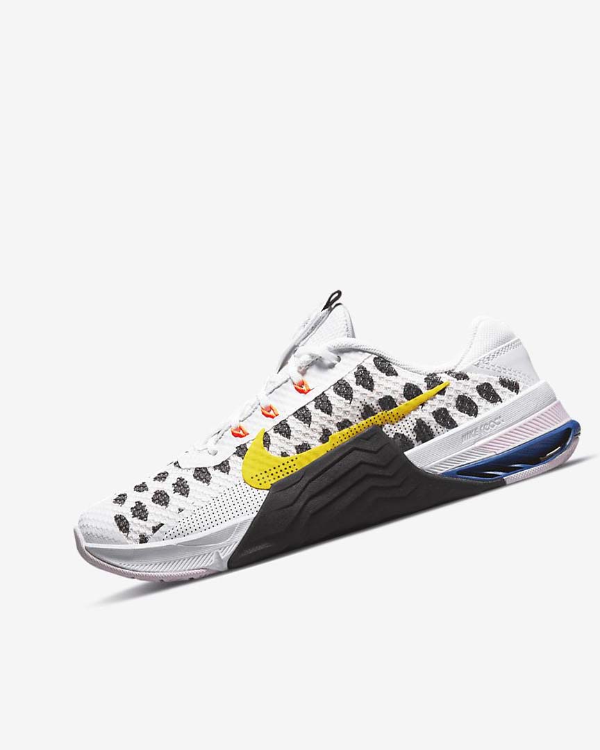 Black / White / Blue / Yellow Nike Metcon 7 Women\'s Training Shoes | CA_2356