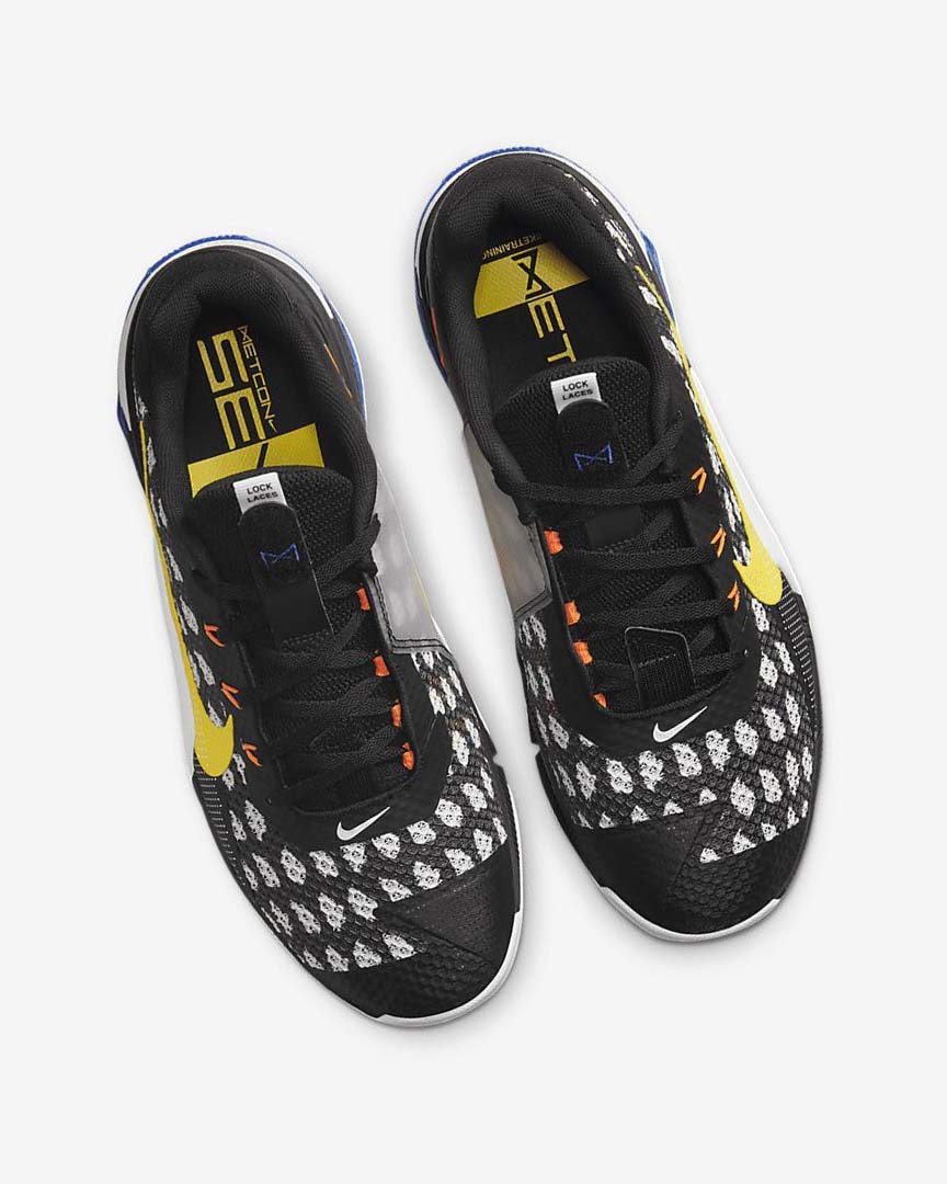Black / White / Blue / Yellow Nike Metcon 7 Women's Training Shoes | CA_4713