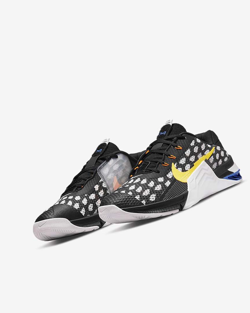 Black / White / Blue / Yellow Nike Metcon 7 Women's Training Shoes | CA_4713