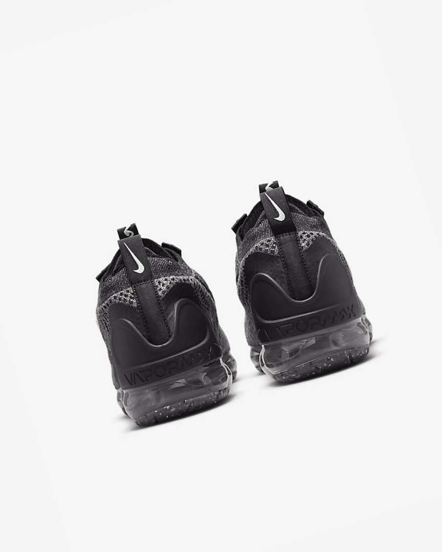 Black / White / Dark Grey / Black Nike Air VaporMax 2021 FK Men's Sneakers | CA_2275