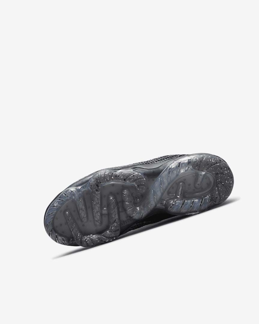 Black / White / Dark Grey / Black Nike Air VaporMax 2021 FK Girls' Sneakers | CA_2650