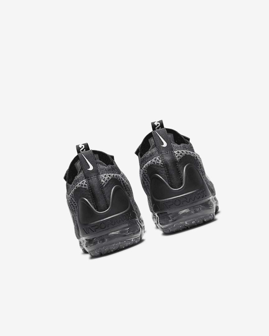 Black / White / Dark Grey / Black Nike Air VaporMax 2021 FK Girls' Sneakers | CA_2650