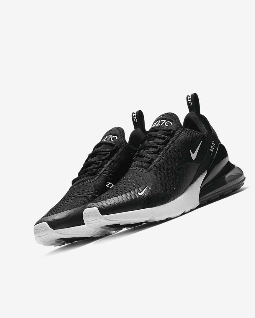 Black / White / Dark Grey Nike Air Max 270 Women's Casual Shoes | CA_3272