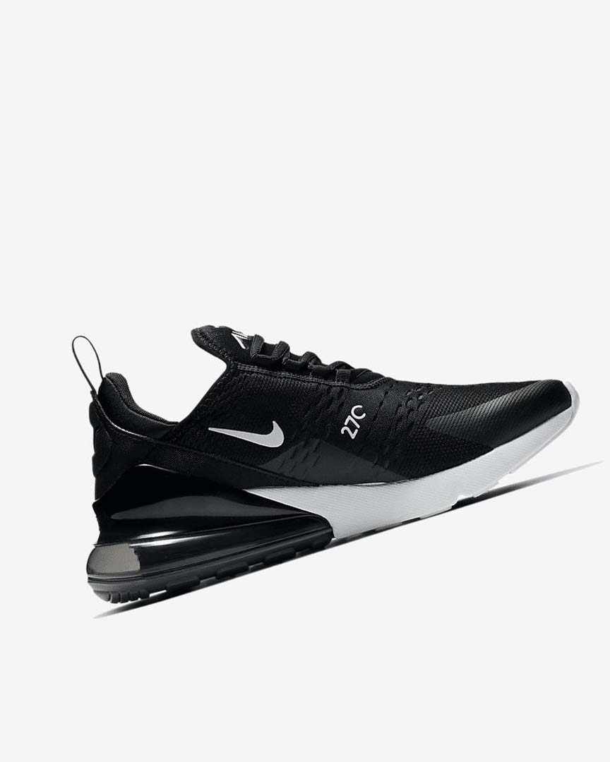 Black / White / Dark Grey Nike Air Max 270 Women's Casual Shoes | CA_3272