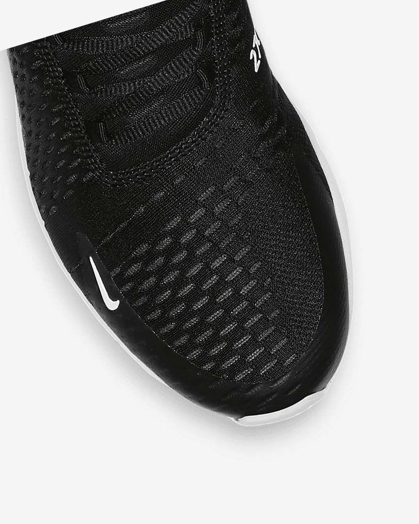 Black / White / Dark Grey Nike Air Max 270 Women's Casual Shoes | CA_3272