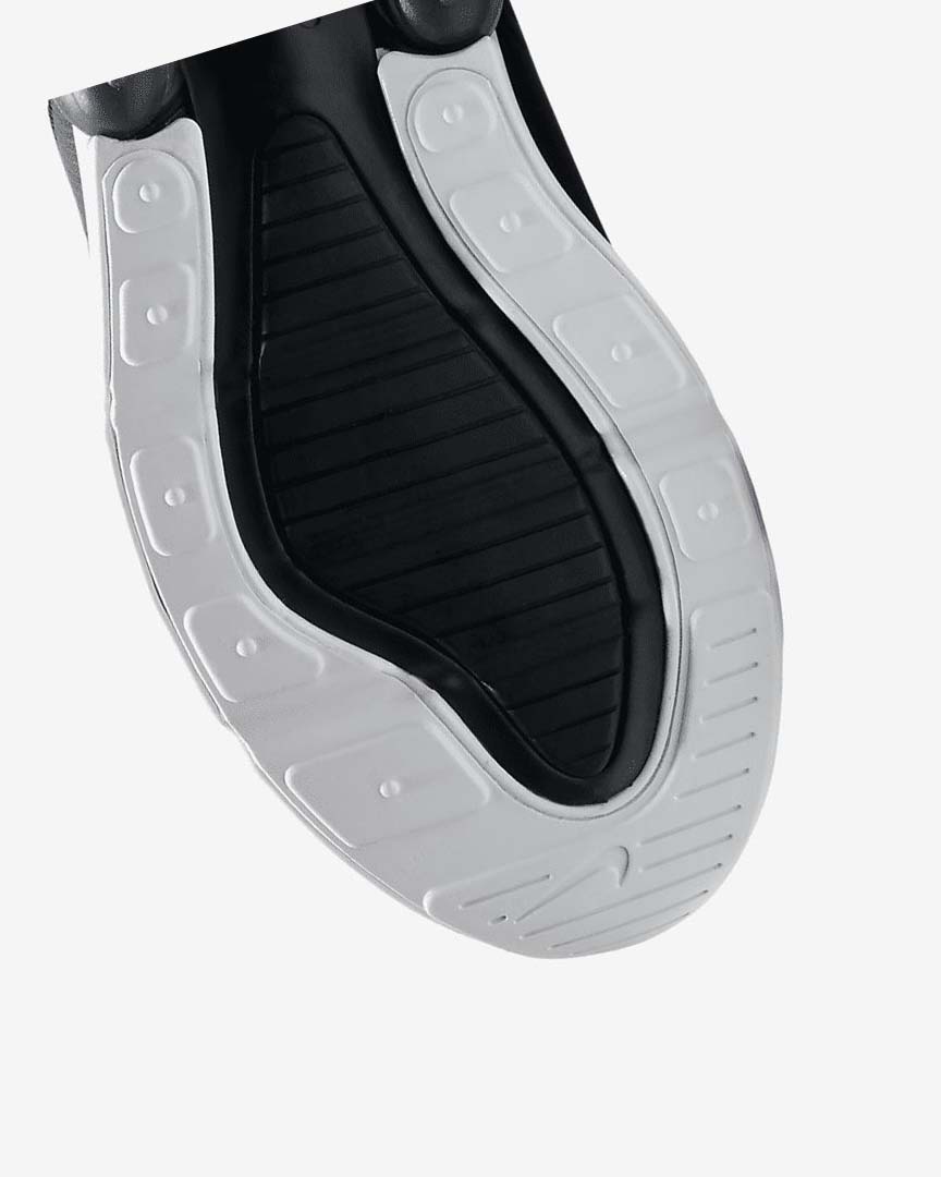 Black / White / Dark Grey Nike Air Max 270 Women's Casual Shoes | CA_3272