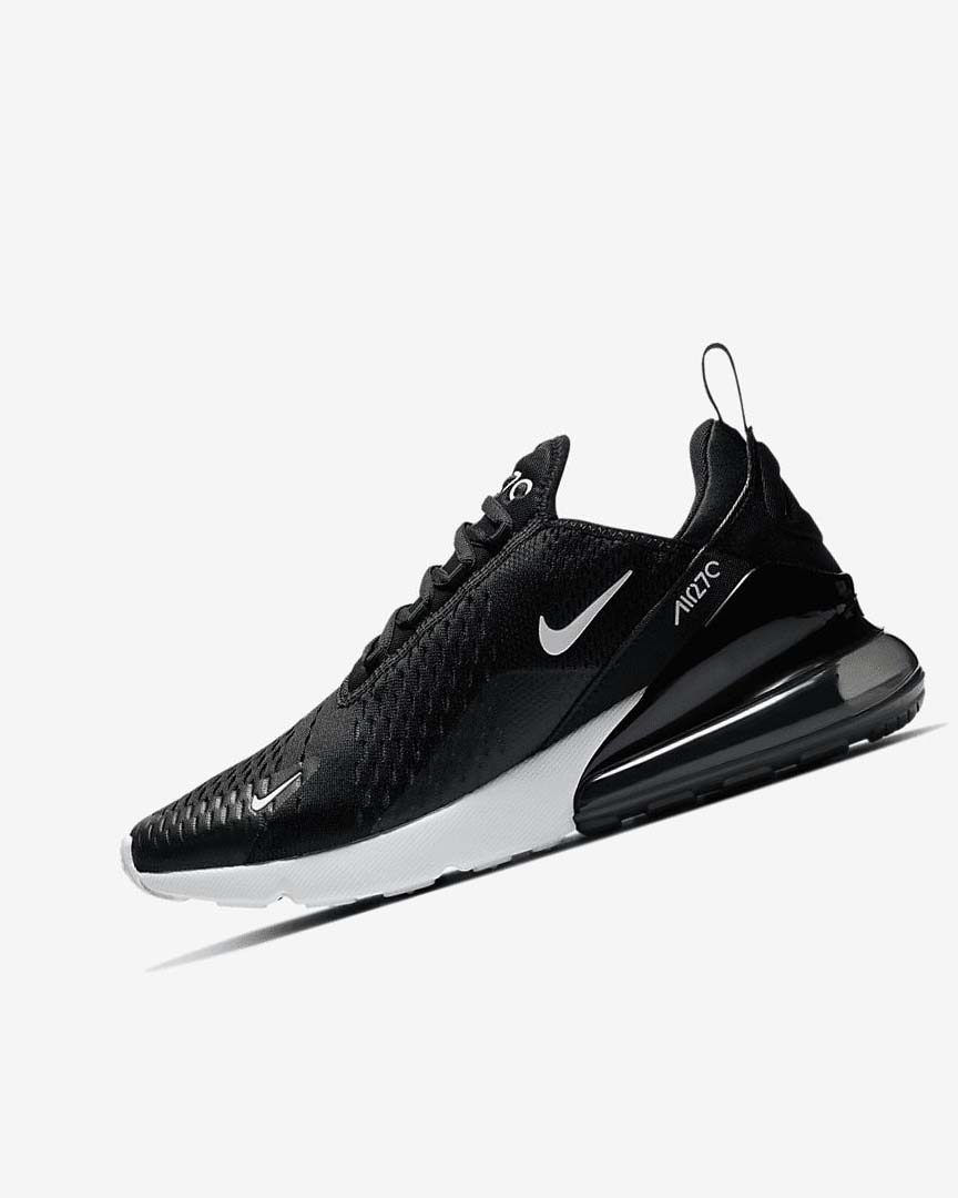 Black / White / Dark Grey Nike Air Max 270 Women\'s Casual Shoes | CA_3272