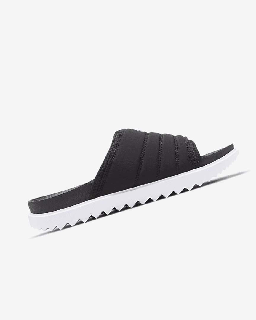 Black / White / Dark Grey Nike Asuna Women's Slides | CA_2574