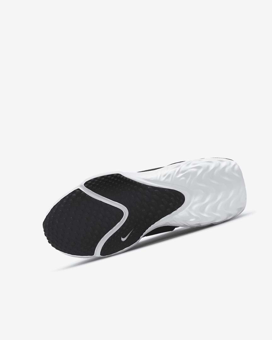Black / White / Grey Nike Flow Girls' Running Shoes | CA_4638