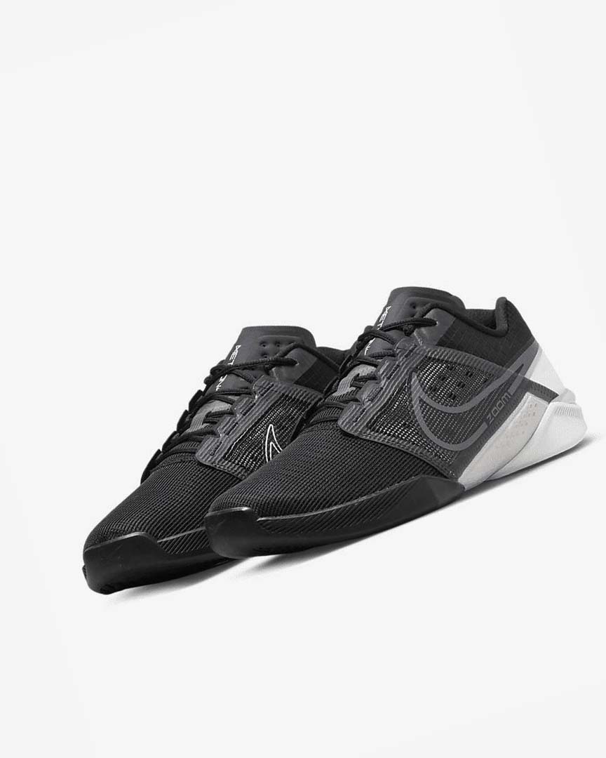 Black / White / Grey Nike Zoom Metcon Turbo 2 Men's Training Shoes | CA_5197