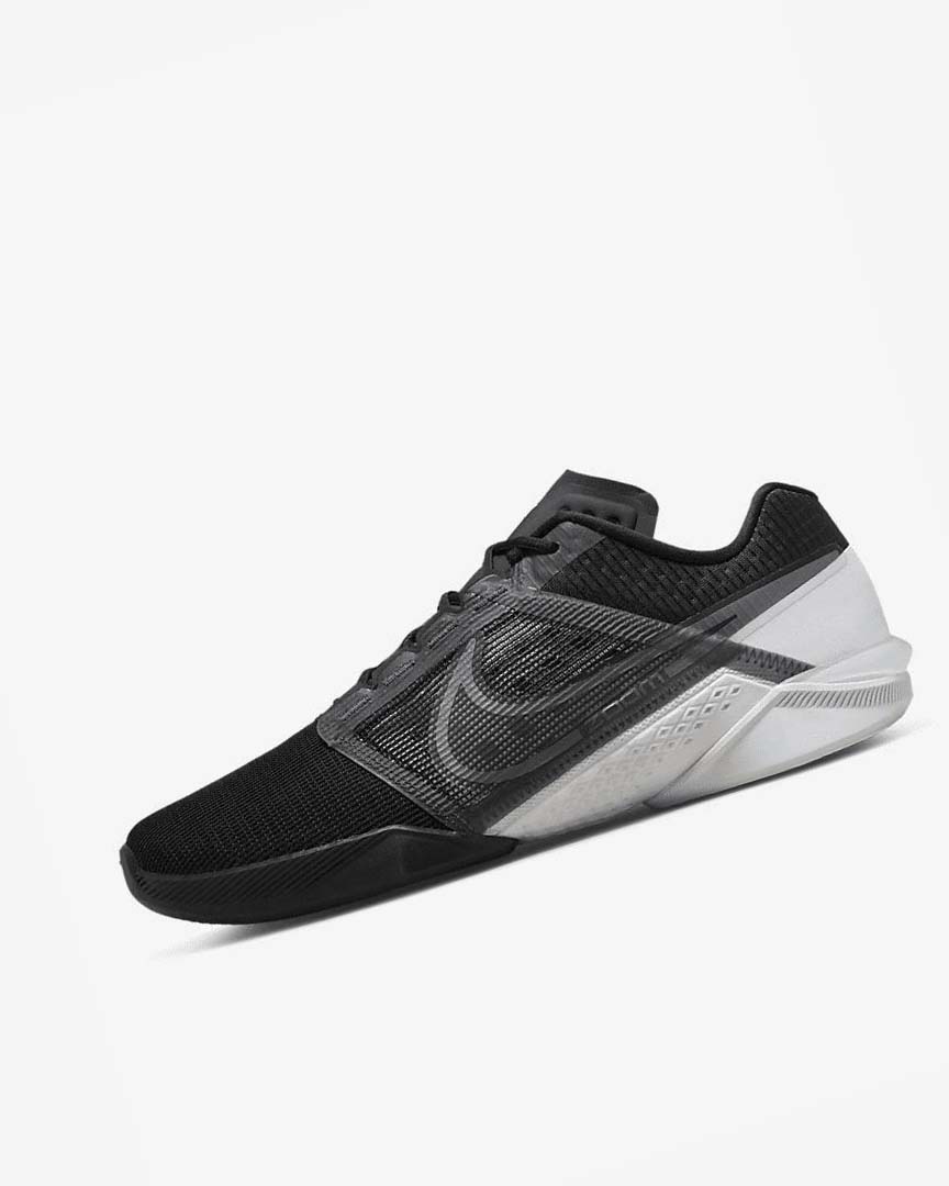 Black / White / Grey Nike Zoom Metcon Turbo 2 Men\'s Training Shoes | CA_5197