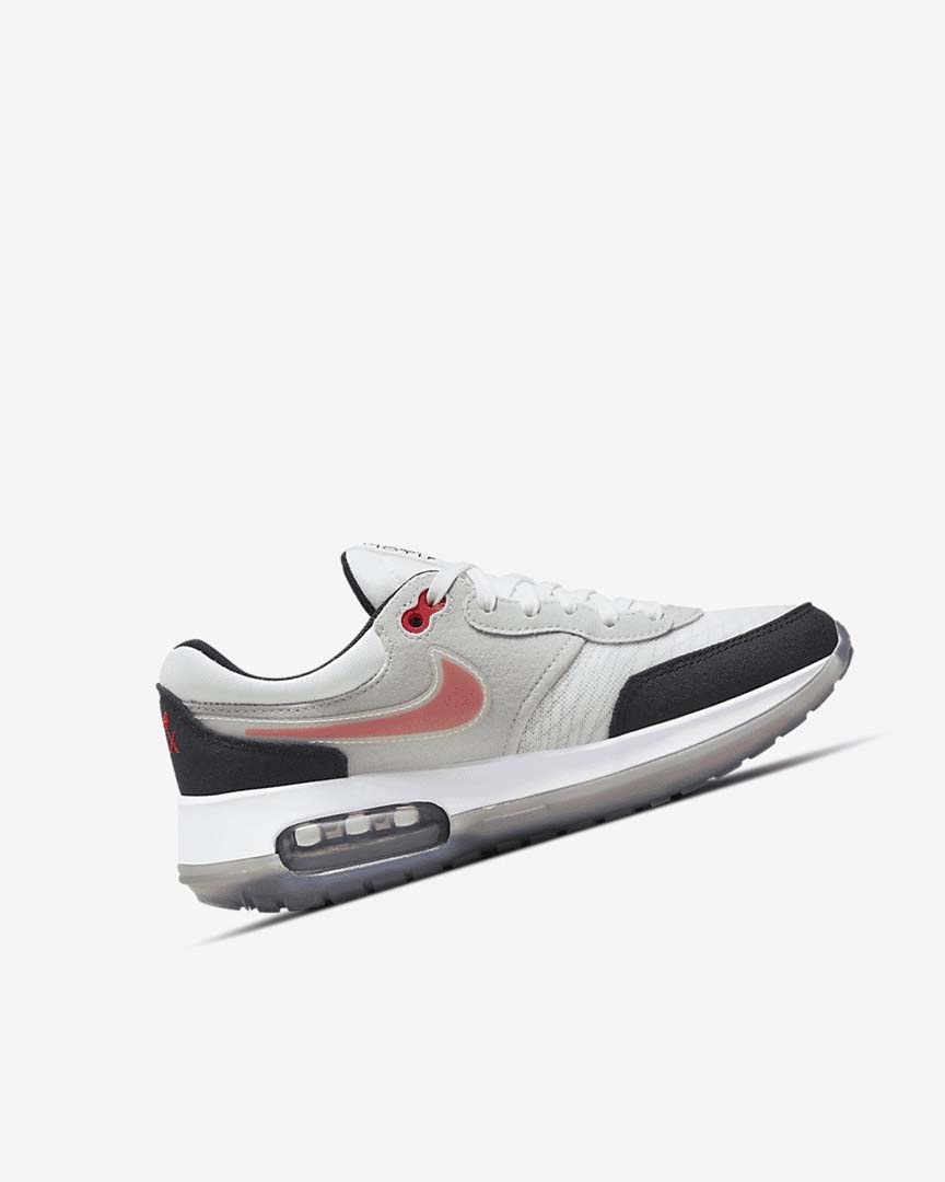 Black / White / Grey / Red Nike Air Max Motif Girls' Shoes | CA_2424