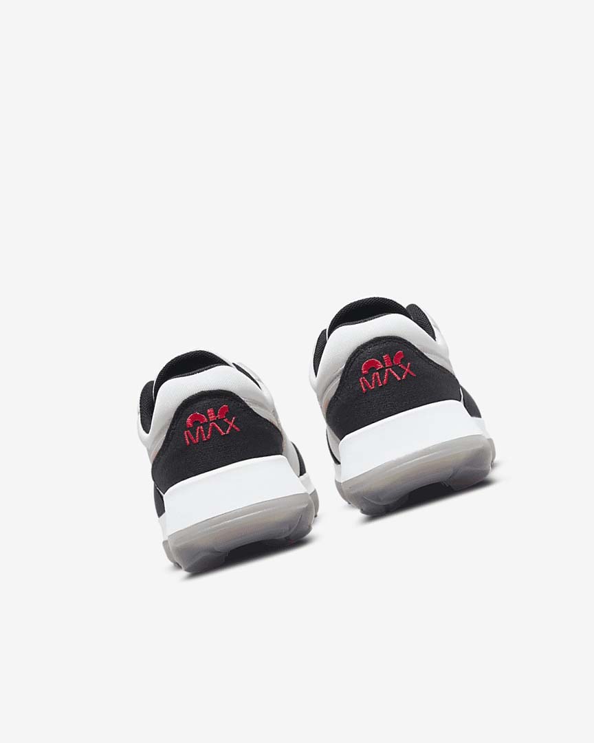 Black / White / Grey / Red Nike Air Max Motif Girls' Shoes | CA_2424