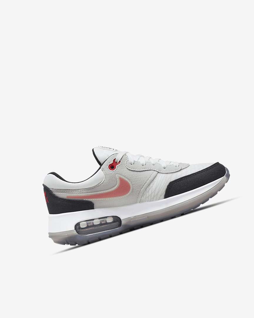 Black / White / Grey / Red Nike Air Max Motif Boys' Shoes | CA_3180