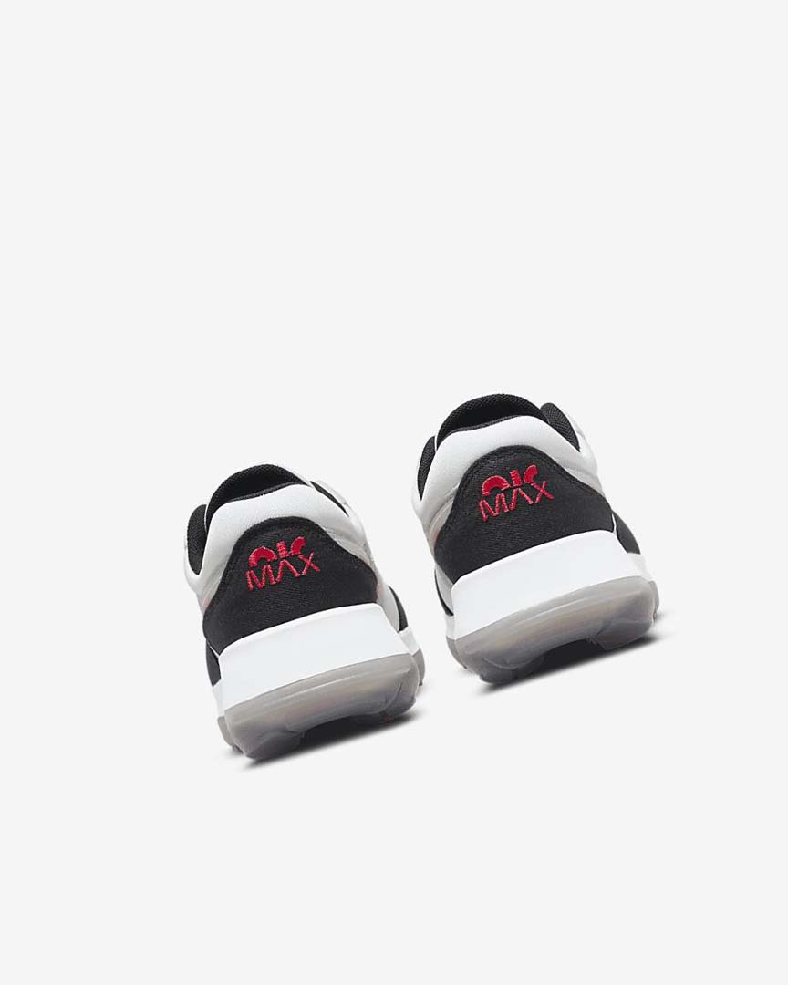Black / White / Grey / Red Nike Air Max Motif Boys' Shoes | CA_3180