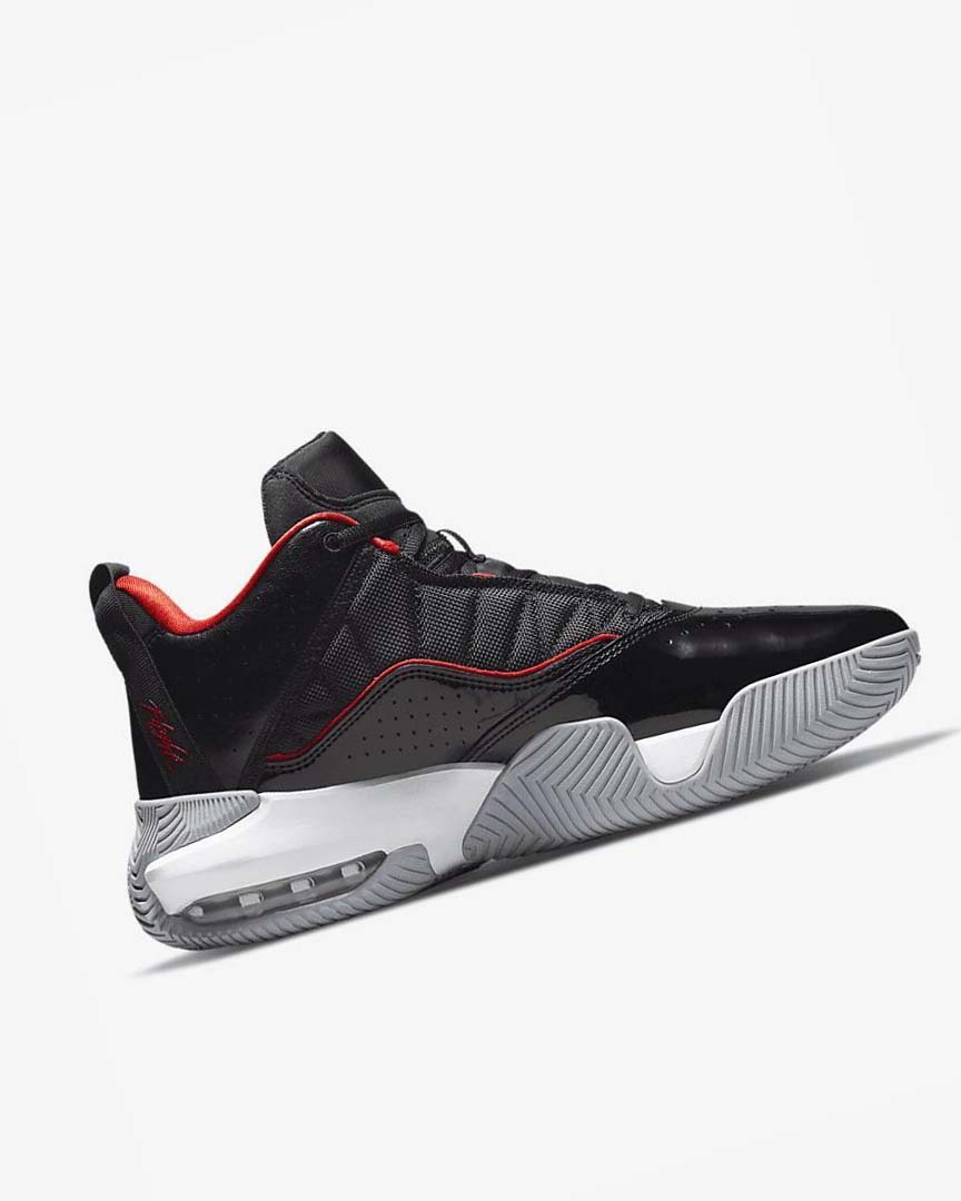 Black / White / Grey / Red Nike Jordan Stay Loyal Men's Basketball Shoes | CA_2850