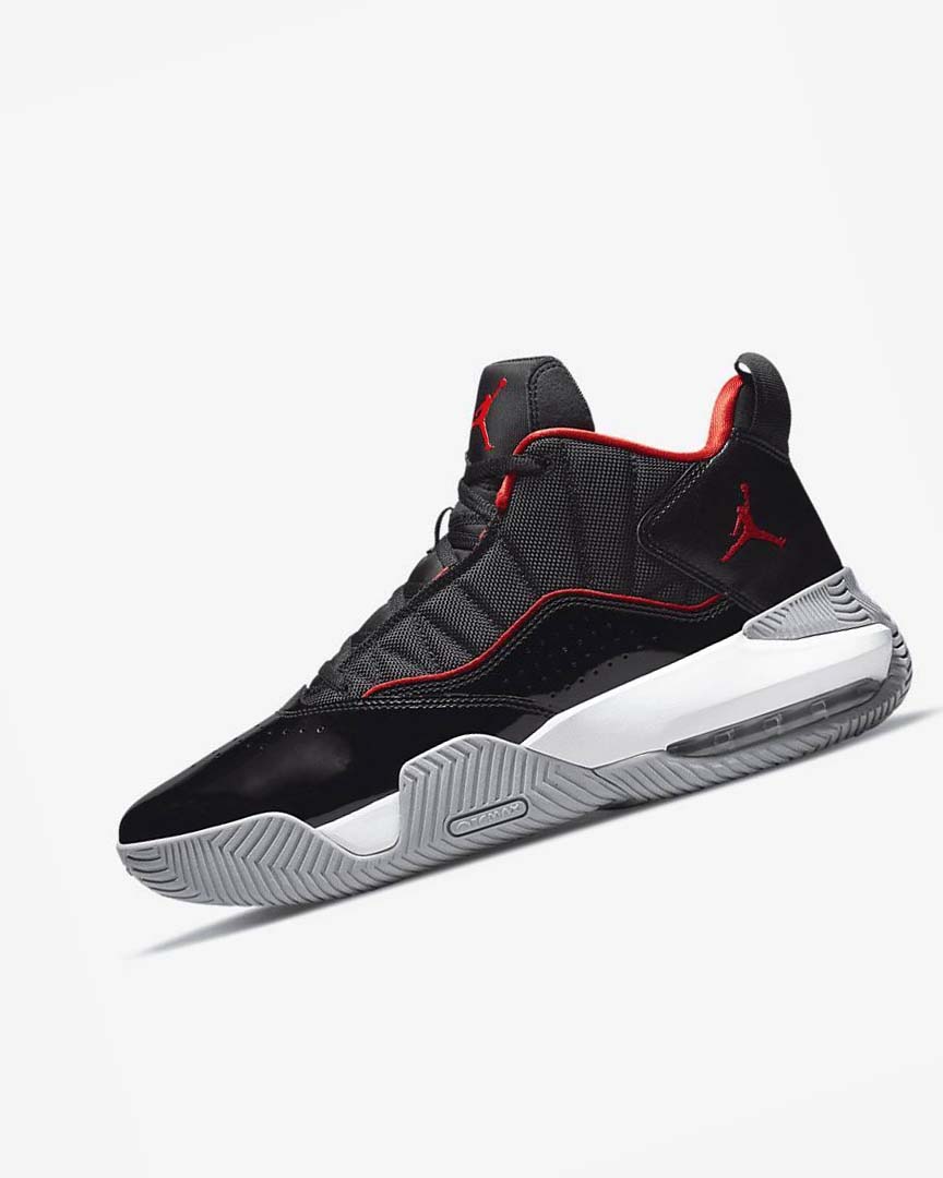 Black / White / Grey / Red Nike Jordan Stay Loyal Men\'s Basketball Shoes | CA_2850