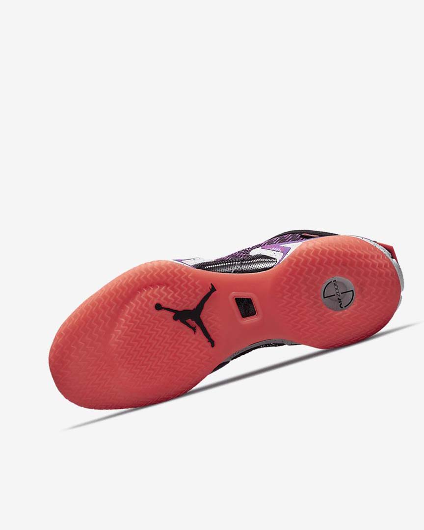Black / White / Light Mango / Purple Nike Air Jordan XXXVI 'First Light' Men's Basketball Shoes | CA_1103