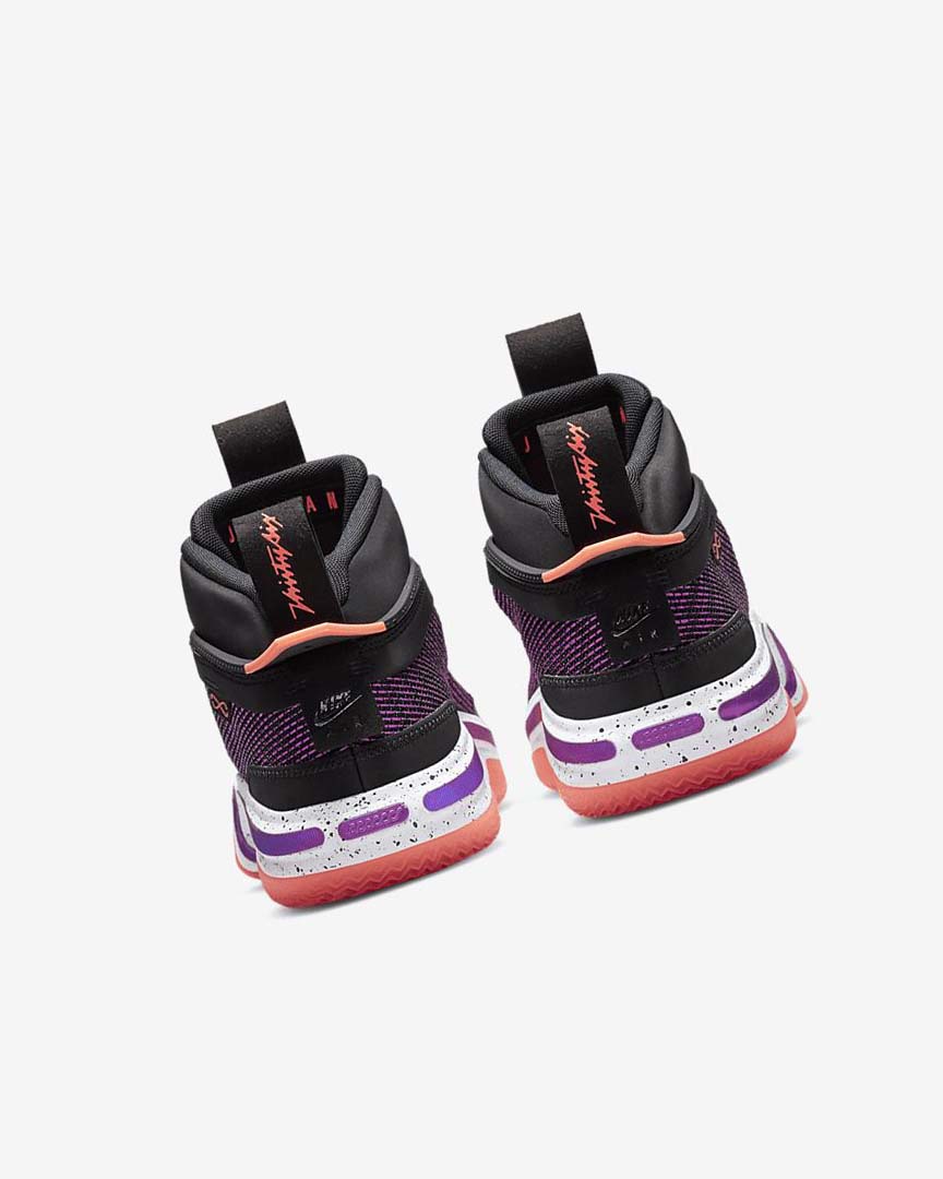 Black / White / Light Mango / Purple Nike Air Jordan XXXVI 'First Light' Men's Basketball Shoes | CA_1103