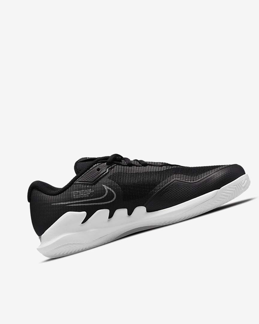 Black / White / Metal Red Brown Nike Court Air Zoom Vapor Pro Women's Tennis Shoes | CA_2370