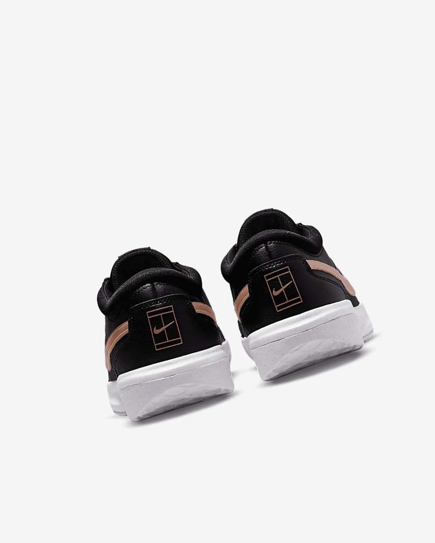 Black / White / Metal Red Brown Nike Court Zoom Lite 3 Women's Tennis Shoes | CA_2646