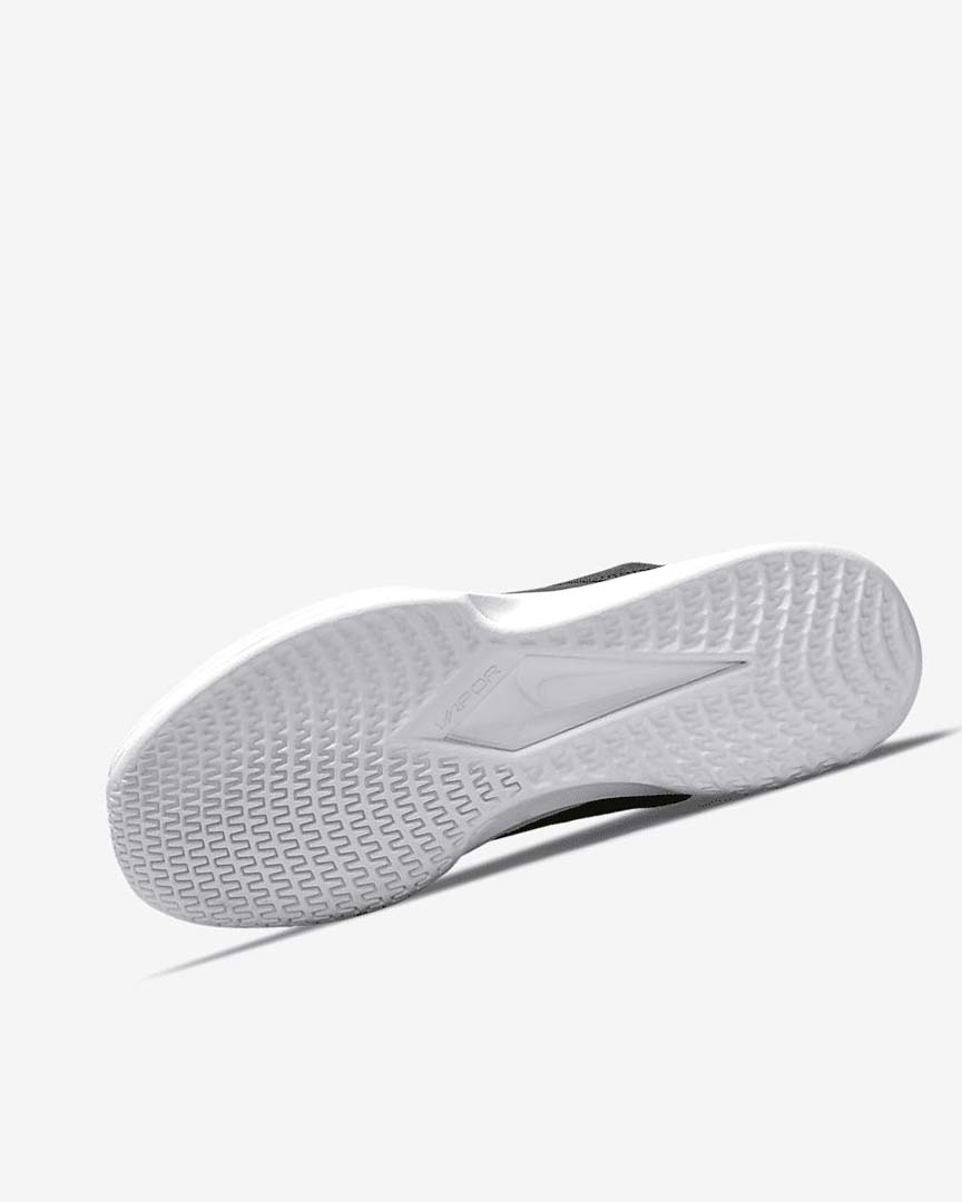 Black / White / Metal Red Brown Nike Court Vapor Lite Women's Tennis Shoes | CA_5385
