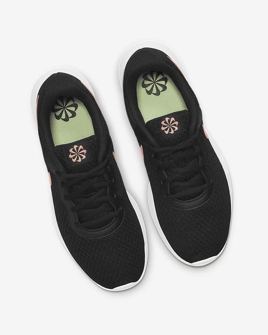Black / White / Metal Red Brown Nike Tanjun Women's Sneakers | CA_5596