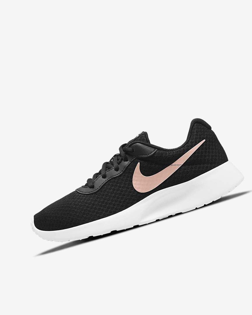 Black / White / Metal Red Brown Nike Tanjun Women\'s Sneakers | CA_5596