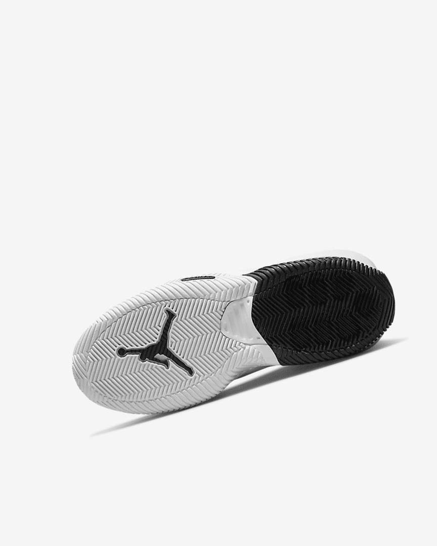 Black / White / Metal Silver / Red Nike Jordan Stay Loyal Boys' Basketball Shoes | CA_5399