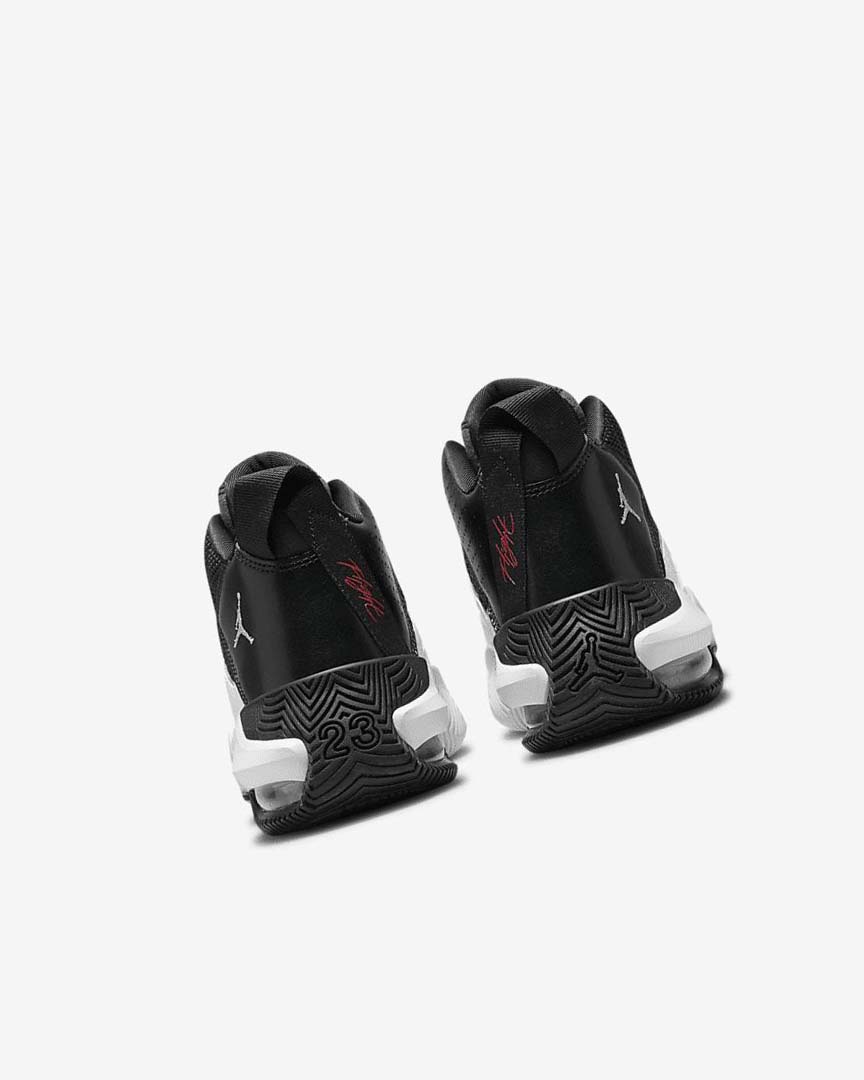 Black / White / Metal Silver / Red Nike Jordan Stay Loyal Boys' Basketball Shoes | CA_5399