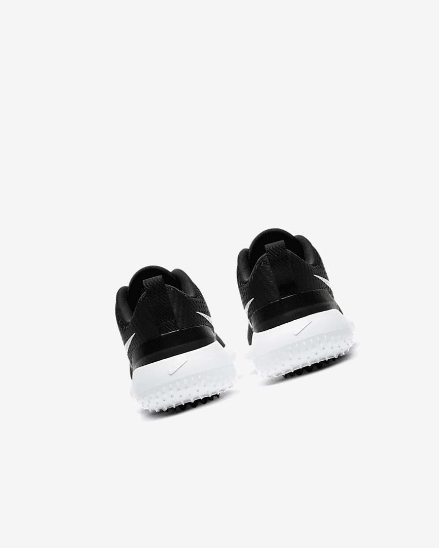 Black / White / Metal White Nike Roshe G Jr. Boys' Golf Shoes | CA_2549