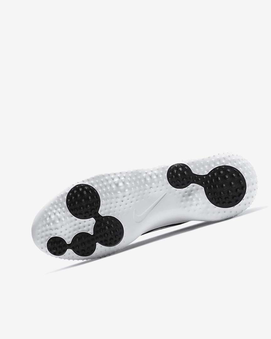 Black / White / Metal White Nike Roshe G Women's Golf Shoes | CA_4913