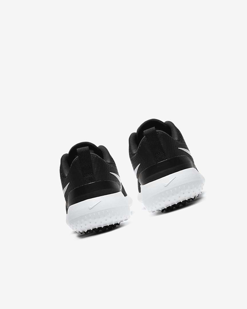 Black / White / Metal White Nike Roshe G Women's Golf Shoes | CA_4913