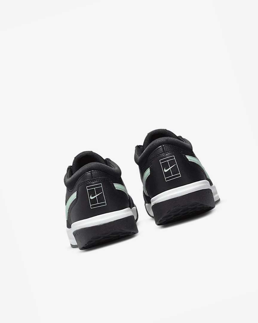 Black / White / Mint Nike Court Zoom Lite 3 Men's Tennis Shoes | CA_3163
