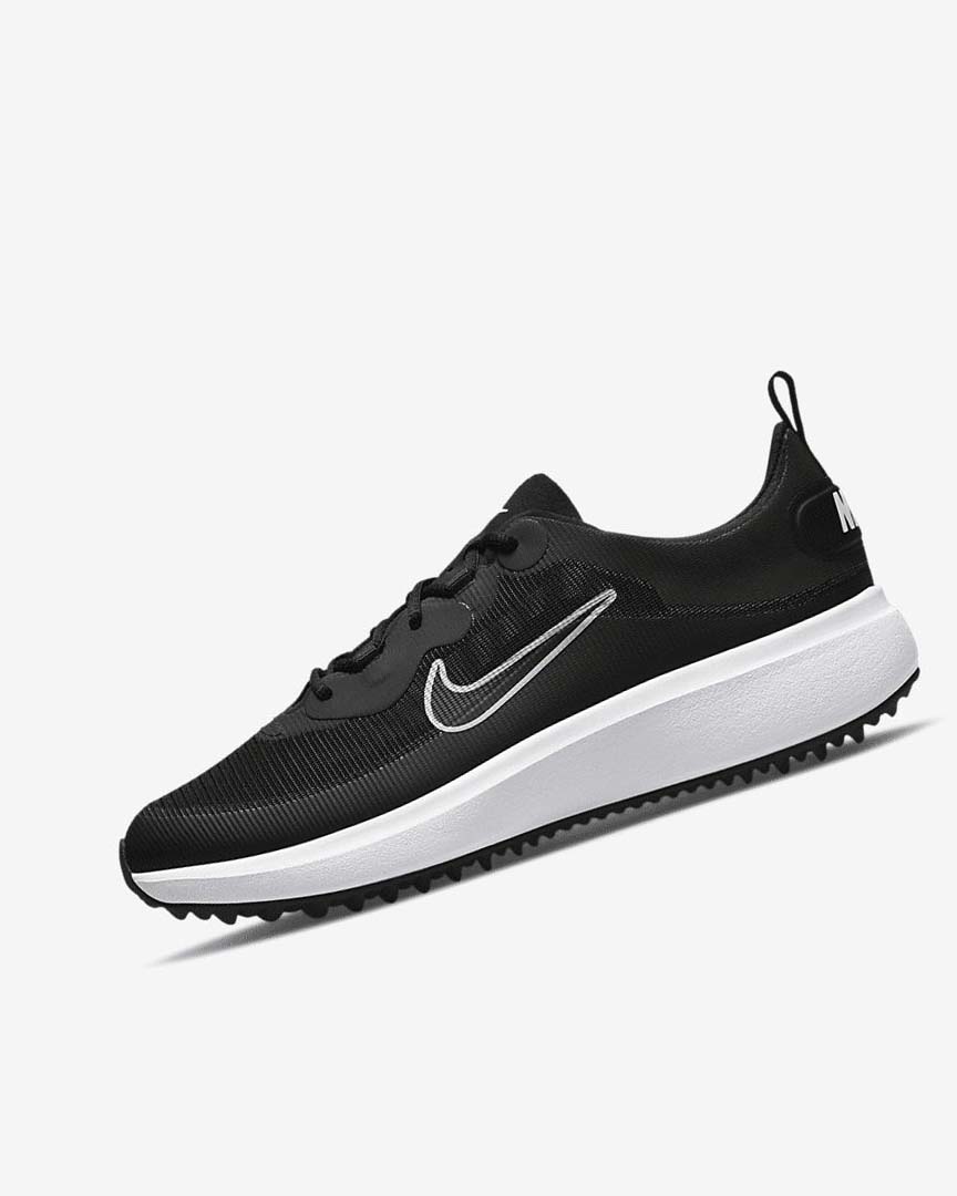 Black / White Nike Ace Summerlite Women\'s Golf Shoes | CA_5521