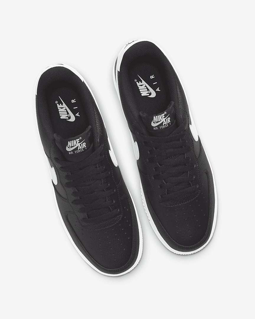 Black / White Nike Air Force 1 '07 Men's Sneakers | CA_2225