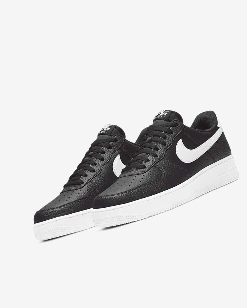 Black / White Nike Air Force 1 '07 Men's Sneakers | CA_2225