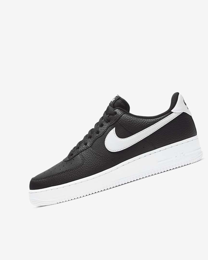 Black / White Nike Air Force 1 \'07 Men\'s Sneakers | CA_2225