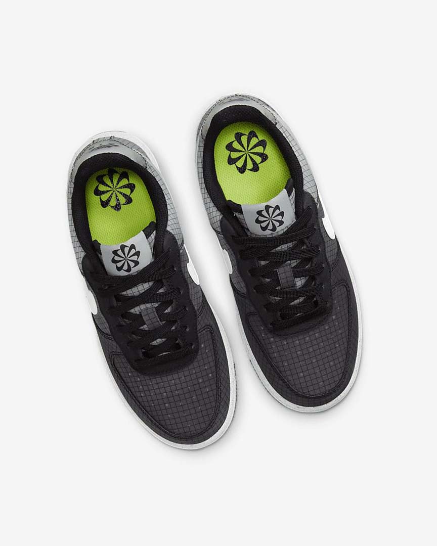 Black / White Nike Air Force 1 Crater Boys' Sneakers | CA_2627